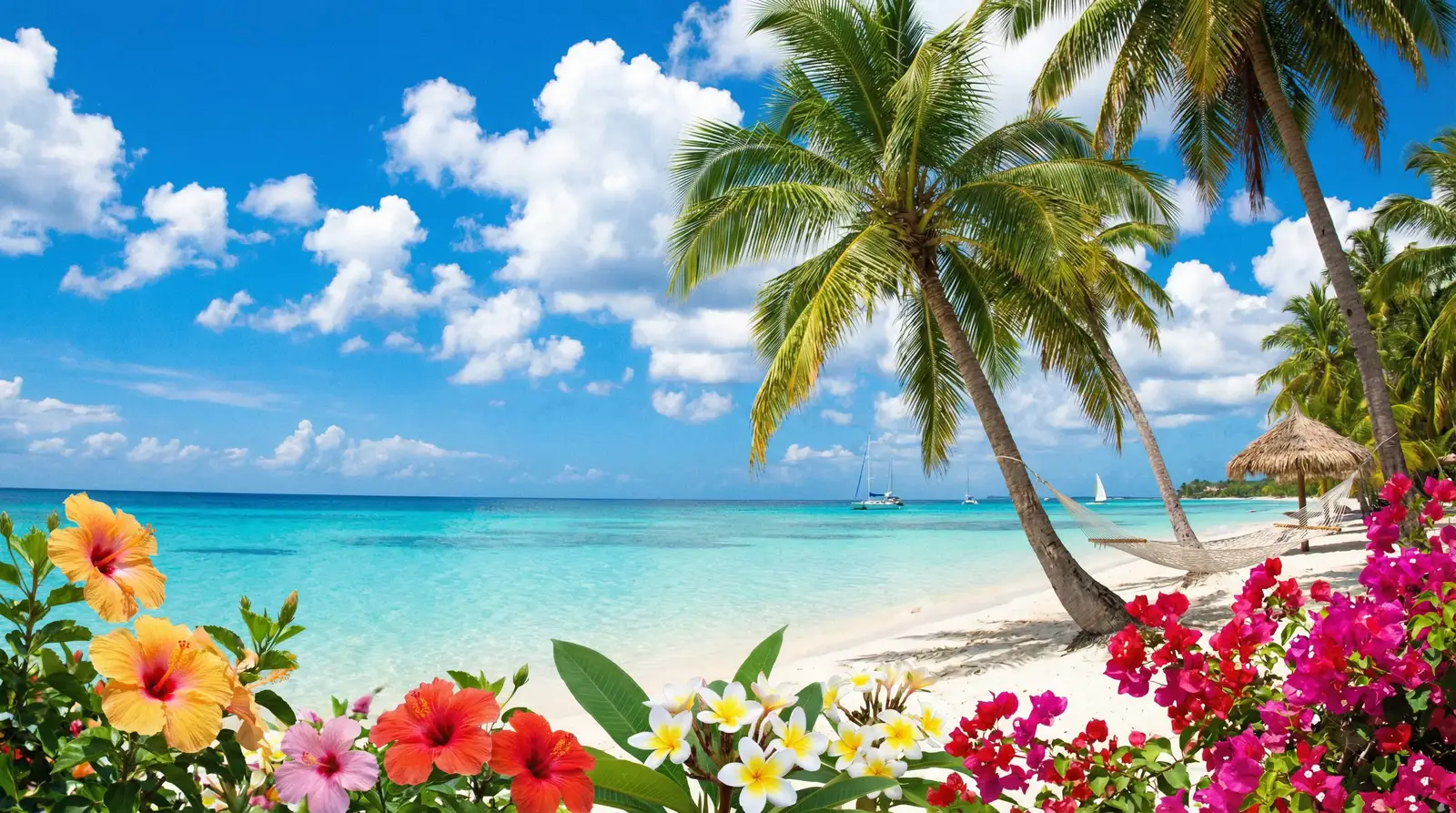 爱情岛论坛 APP下载页热带海滩背景